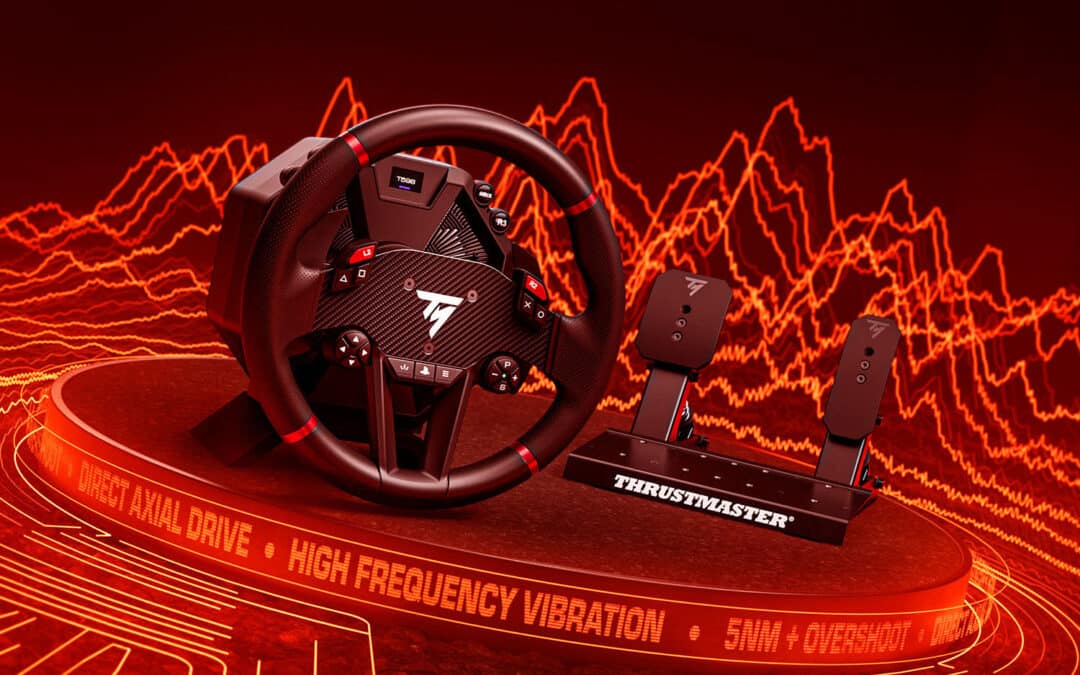 Revelado o T598 da Thrustmaster: Diret Axial Drive na PS5, PS4 e PC