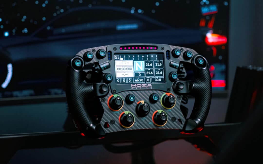 A Moza Racing revela o volante FSR2 e o painel de instrumentos CM2
