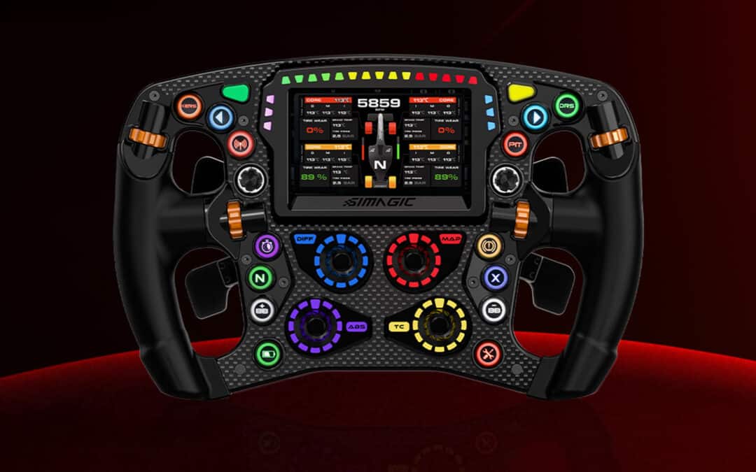 A Simagic apresenta a Zeus Formula, uma pedaleira com 28 Nm de distância entre eixos