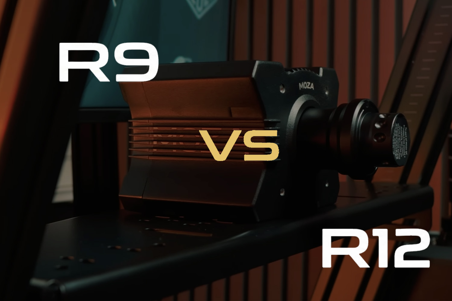 Moza R9 VS R12: Distância entre eixos nas corridas de simulação